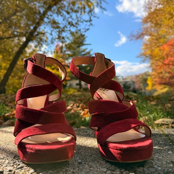 Vince Camuto Catyna Heeled Platform Sandal - Picture 6 of 7